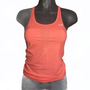 Champion Duo dry racerback orange tank top size XS